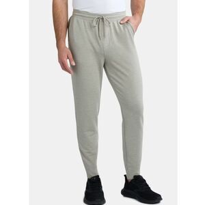 NEW NWT Taupe Mens Sz 3XL (48-50) Elastic Waist Stretchy Jogger Pants Pockets